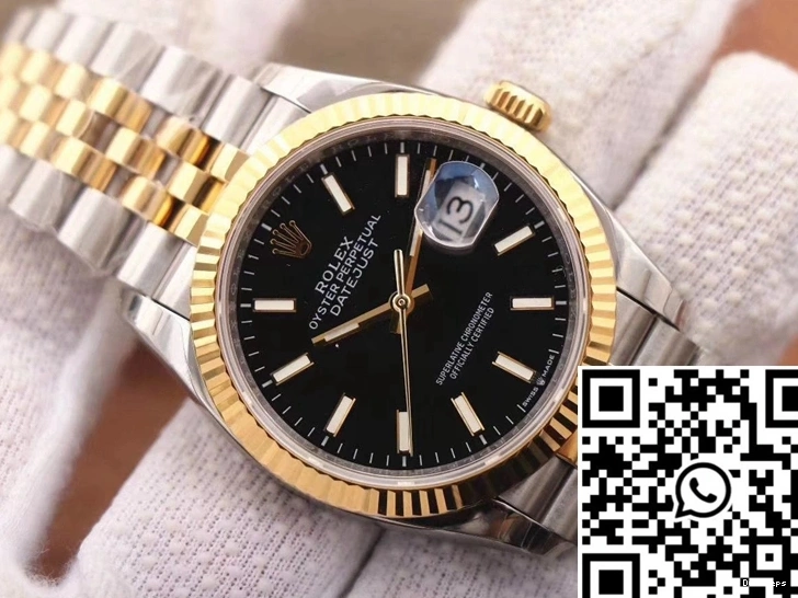 Rolex Datejust Factory Dial 126233 EW Black 0731